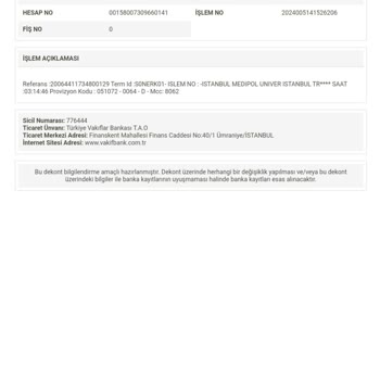 Medipol Sağlık Grubu 24saatlik İdrar Sonucu Takibi Ve Riskli Durumun Haber Verilmemesi.