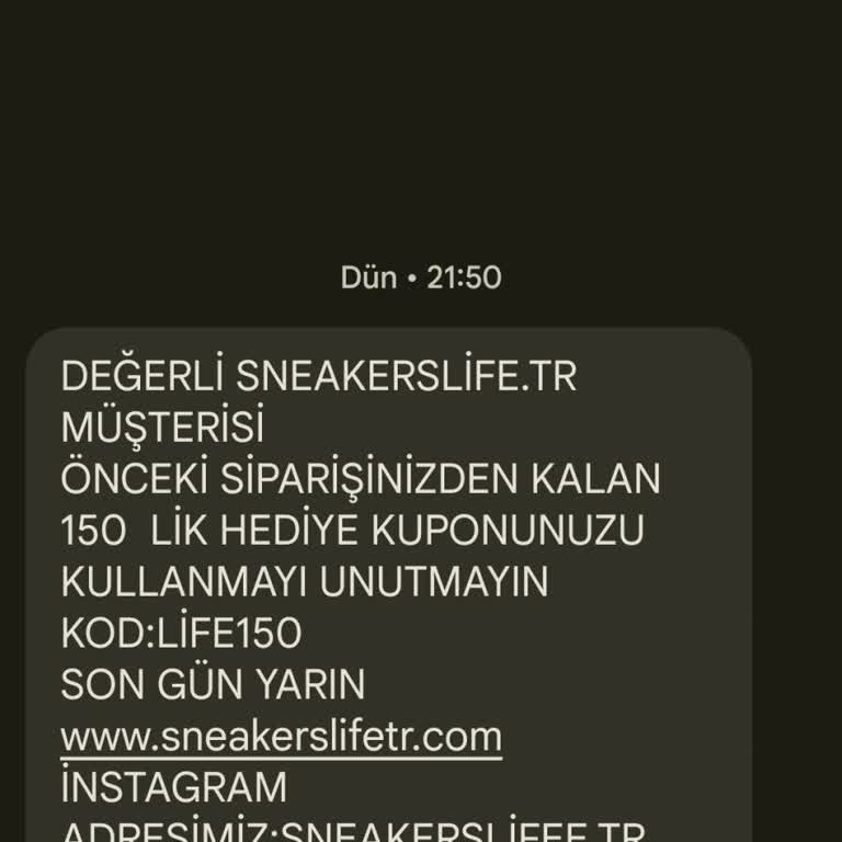 Sneakerslife.tr Ürün Değişiminde Yaşanan Mağduriyet
