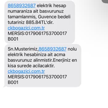 CK Boğaziçi Elektrik Güven İhlali Hakkında
