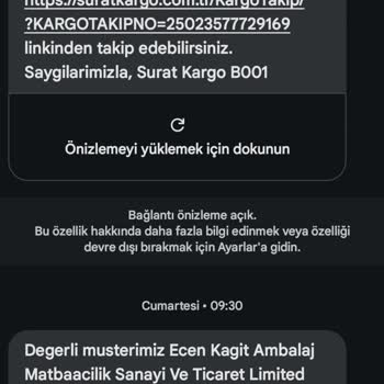 Sürat Kargo Dağıtıma Çıktı Mesajı Gelmesine Rağmen Ürünüm Teslim Edilmedi