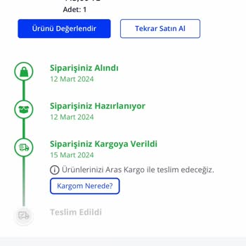 Aras Kargo 1 Aydır Kolimi Teslim Etmedi. Kolim Kayıp Mı?