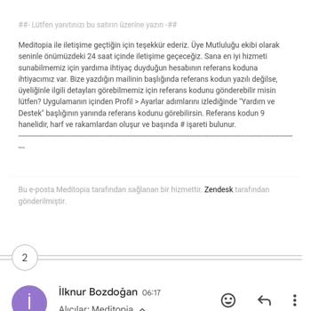 Meditopia Üyelik İptali Ve İletişim Karmaşası
