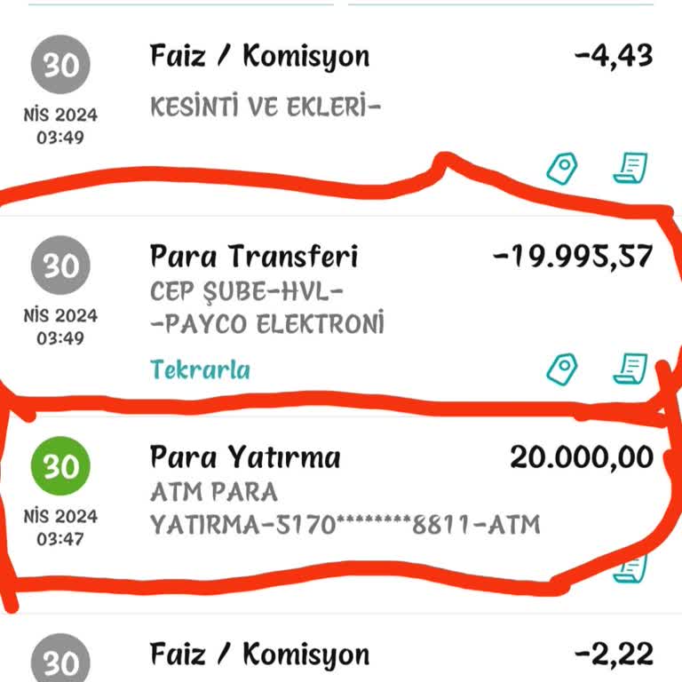 Garanti BBVA Hesaptan Para Çekilmesi