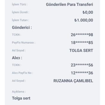 Para Aktarma Sorunu!
