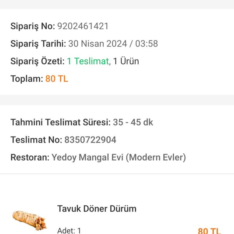 Trendyol Yemek Kalitesiz Hizmet Ve Yanıltıcı İşletme Politikaları