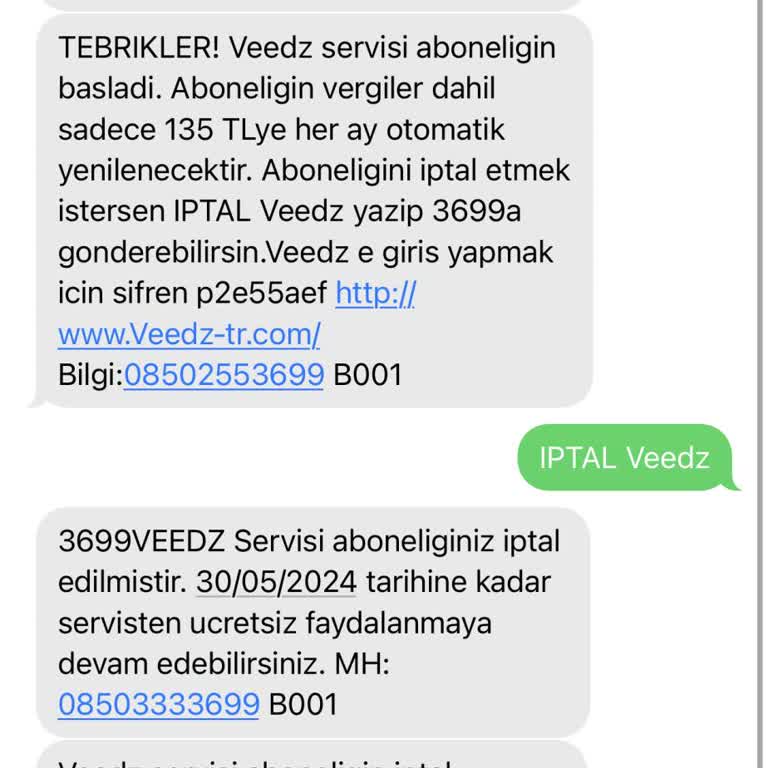 Veedz-tr.com İade İstiyorum!