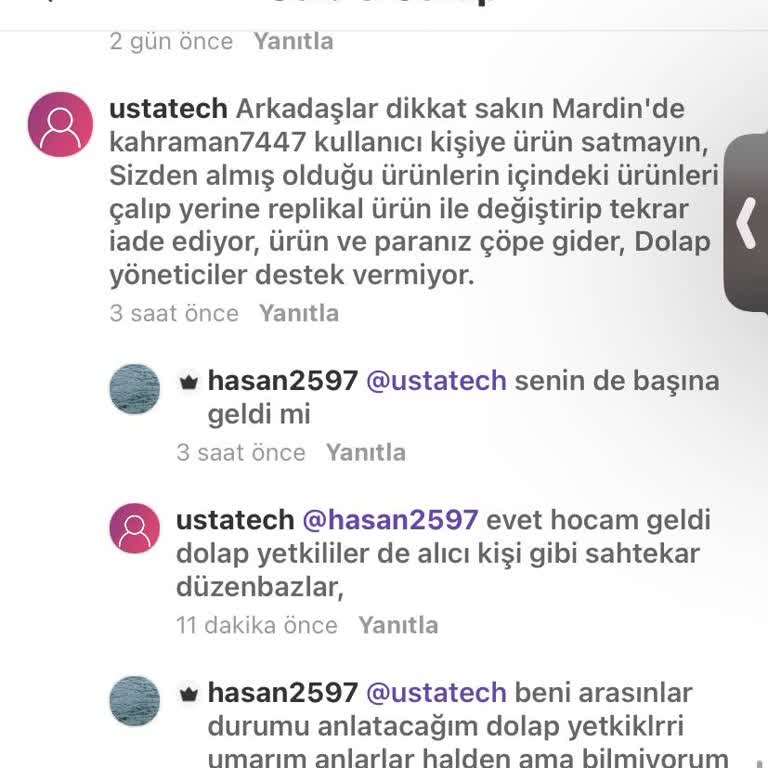 Dolap Ürün İade Sorunu