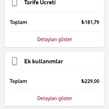 Vodafone Aşım Durdurma Sorunu
