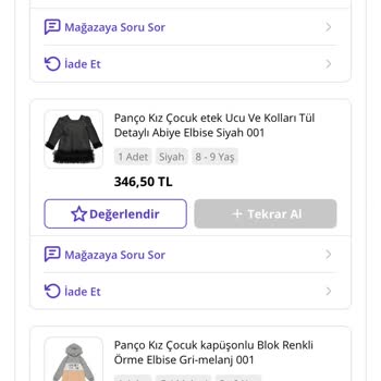 N11 Panço Eksik Ürün Gönderim