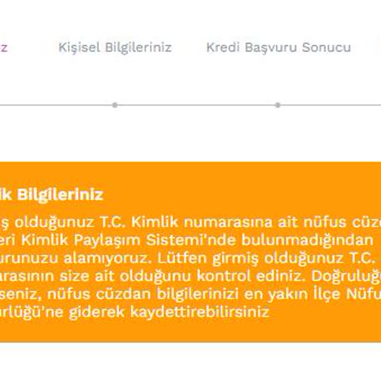 Enpara İhtiyaç Kredisi Kimlik Sorunu