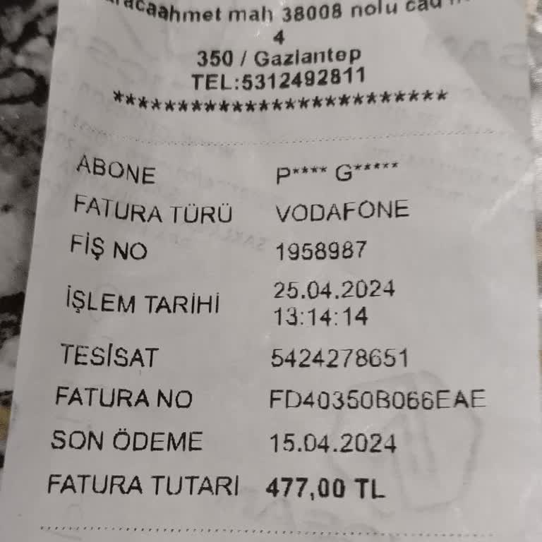 Vodafone Fatura Sorunu Ödedim Ama Ödenmedi Göründü Hat Kısıtlandı