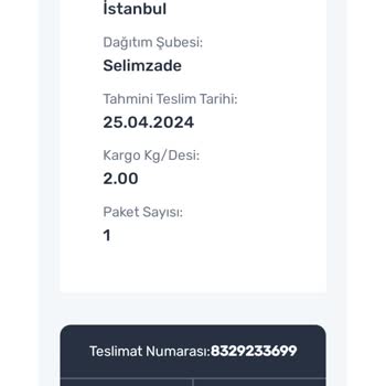 Sürat Kargo Kargom Teslim Edilmedi