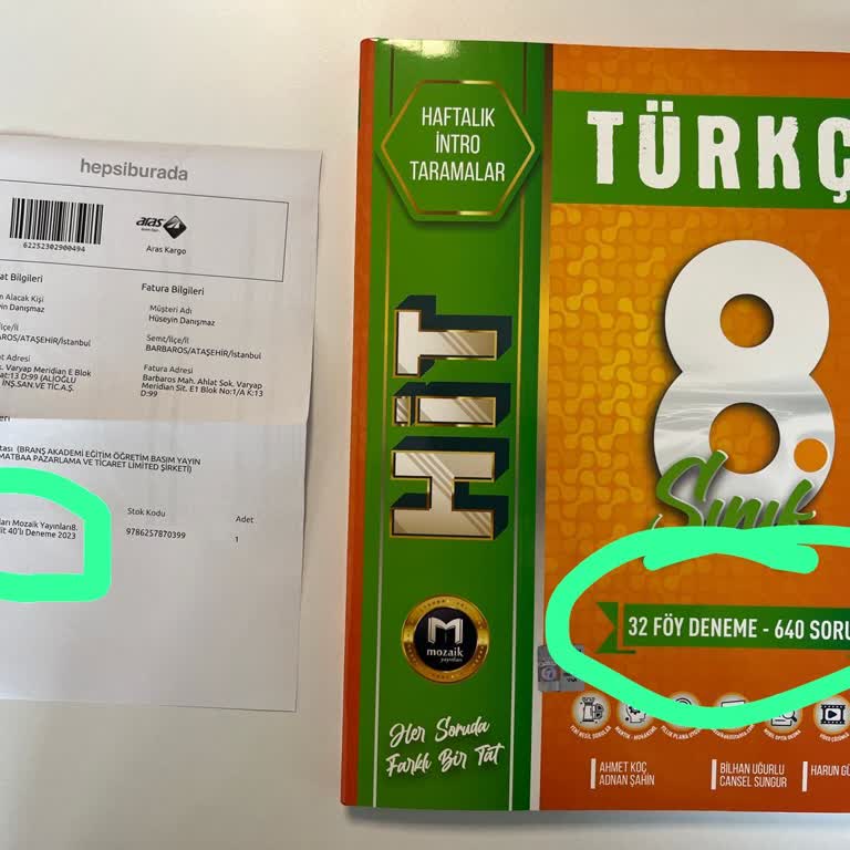Hepsiburada Kitap Noktası (Yanlış Gelen Kitap)