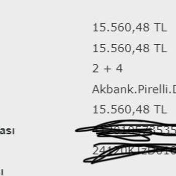 Lastik Borsası/akbank 6 Taksit Yapmama Rağmen 2 Taksit Yaptılar