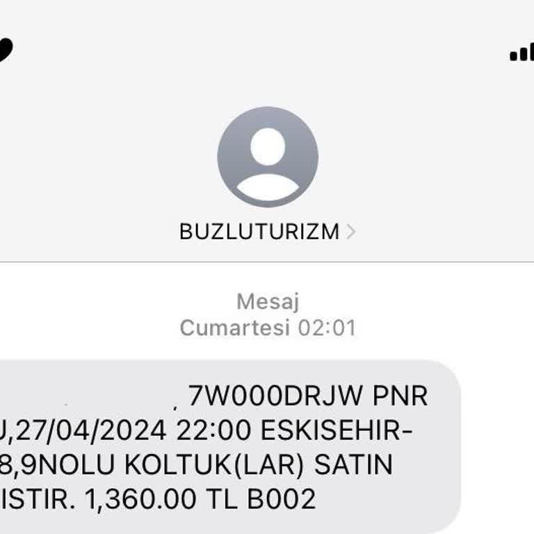 Buzlu Turizm Otobüs Konforsuzluğu Ve Şoför Umursamazlığı!