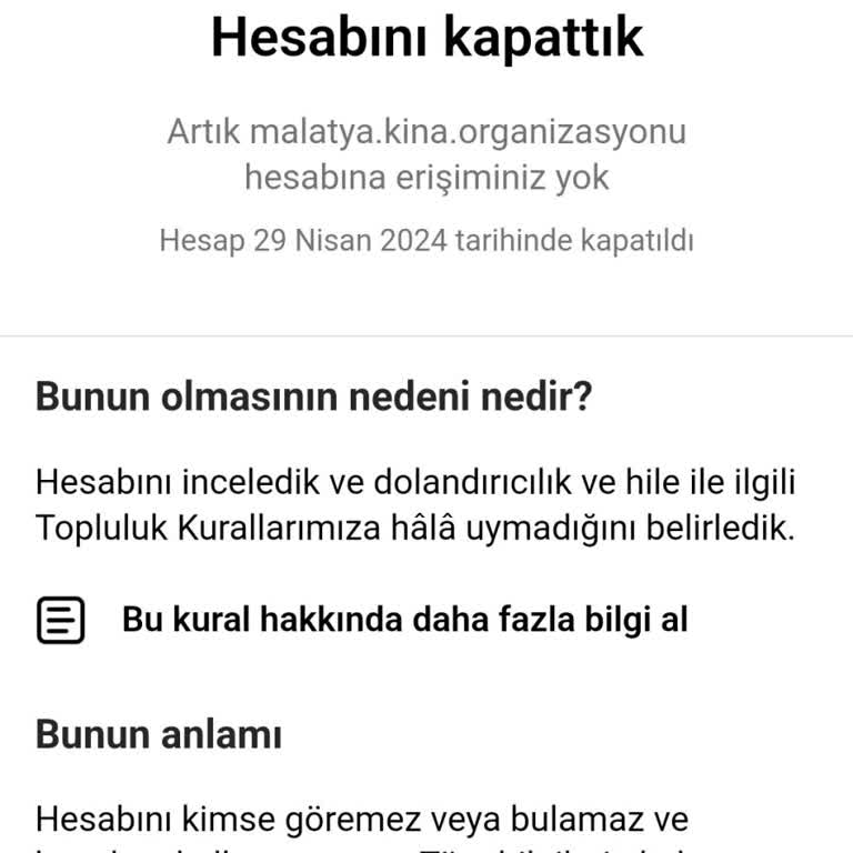 Gmail Hesabımızı Neden Kapattınız?