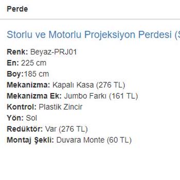 Perde.com Projeksiyon Perdesi Siparişinde Yaşanan Sorunlar