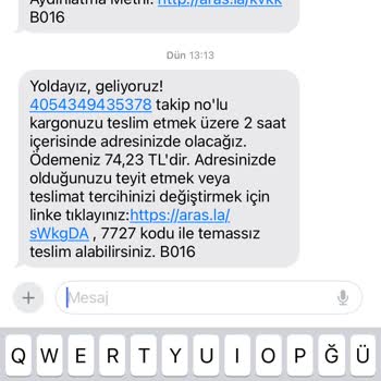 Aras Kargo Eksik Adres Diye Belirtip Teslim Etmiyor