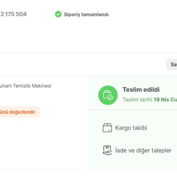 Hepsiburada Teslim Edilemeyen Karcher SC 3 Deluxe Buharlı Makine