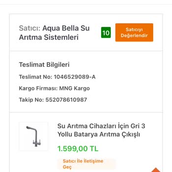 Martta Koçtaş'tan Aldığım Aqua Bella Batarya Siparişim Hala Ortada Yok