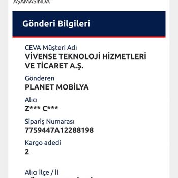 Vivense Ürün Ve Para İadesi