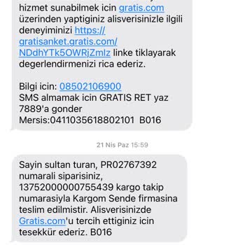 Kargomsende Firmasi Gönderi Bulunamadı Diyor