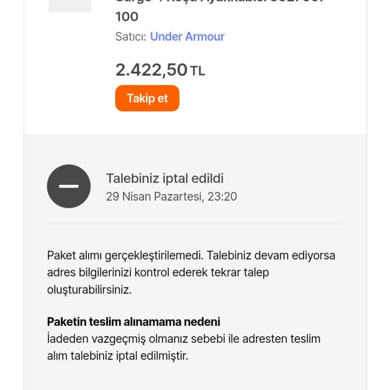 Hepsiburada İade Kargo Sorunu