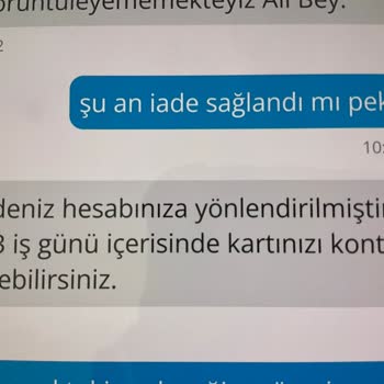 Bisu Ön Ödemeli Paketin İadesini Yapmıyor