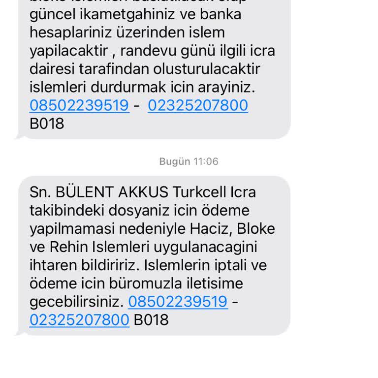 Turkcell İcra Dosyası Afs Hukuk