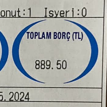 Ankara ASKİ Yüksek (Su) Faturası