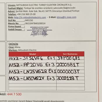 Mitsubishi Electric Klima Montaj Sonrası Çözülemeyen Sorunlar