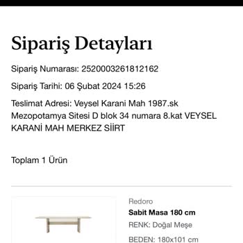 Kelebek Mobilya Masamı Haksız Yere İptal Etti