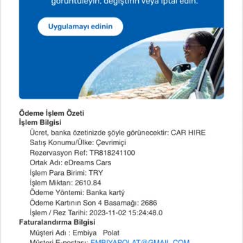 eDreams Autovermietung Probleme mit Rückerstattung am Erzurum Flughafen