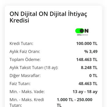 On Dijital Bankacılık Burgan Bank Müşteriyi Yanıltıyor "enuygun.com"daki Faiz Oranları Yalan