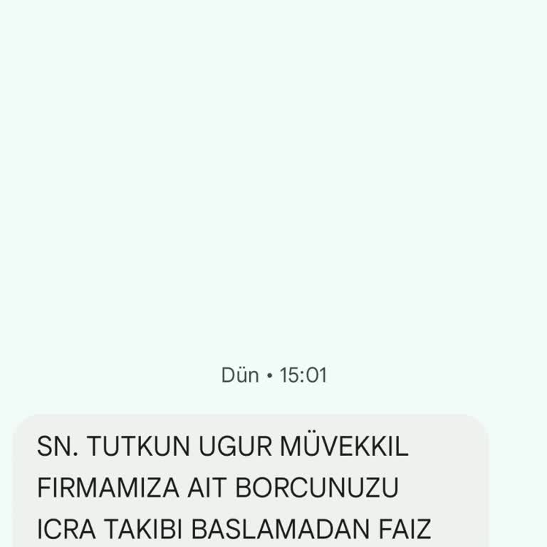 Metka Hukuk (SMS) Haksız Borç Talebine Karşı Hukuki Mücadele Kararlılığı