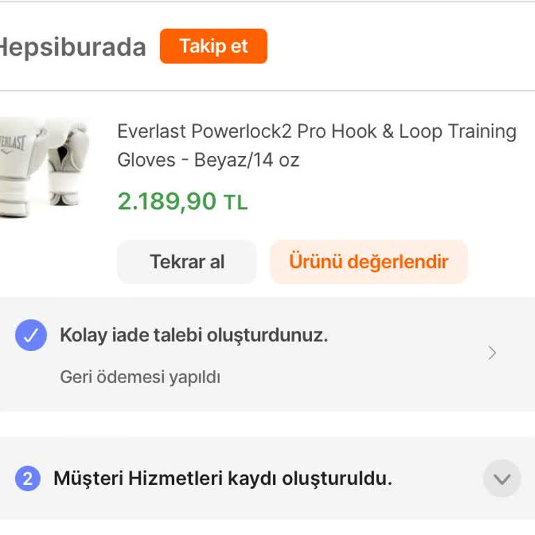 Hepsiburada İade Ücretimi Vermemekte Israrcı