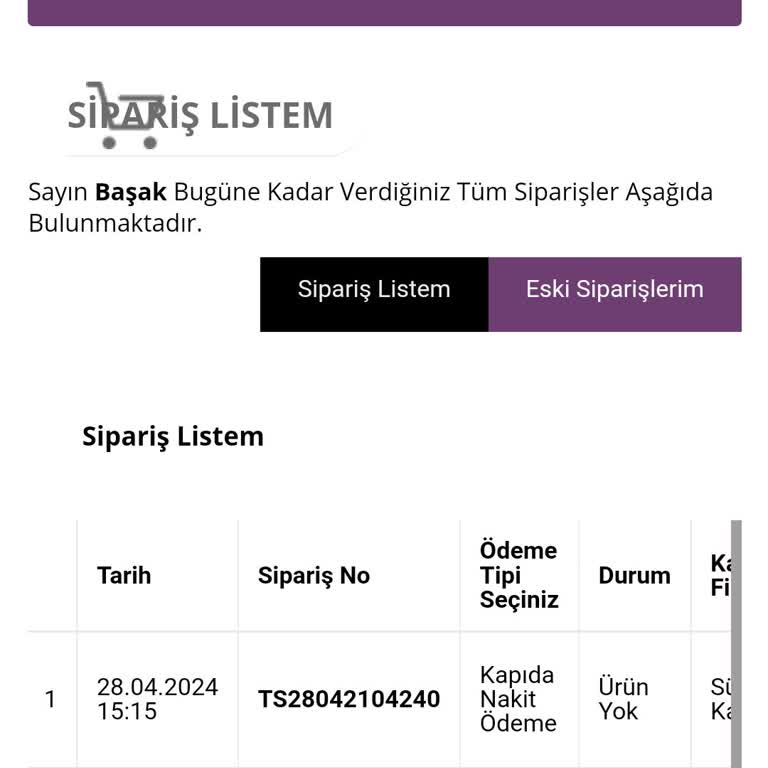 Modamerve Ürüne Sürekli Tükendi Diyorlar.