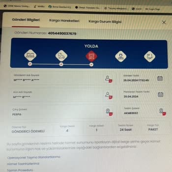 Aras Kargo İstanbul İçi Kargo Teslim Edilmedi, Şikayette Bulunacağım
