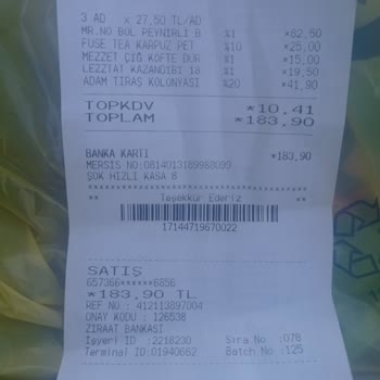 Dardanel Petrol Tadı Gelen Sandviç