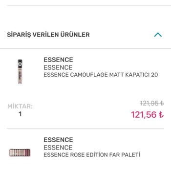 Essence Watsons Online Alışverişte Eksik Ürün Gönderiyor Ücret İadem Yapılmadı