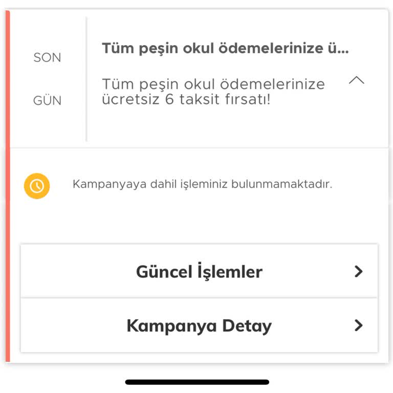 Garanti BBVA Garanti Okul Ödemesi Taksit Aldatıcı Kampanya
