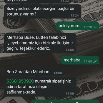Zara Müşteriyi Oyalayıp Parasını Kullanıyor