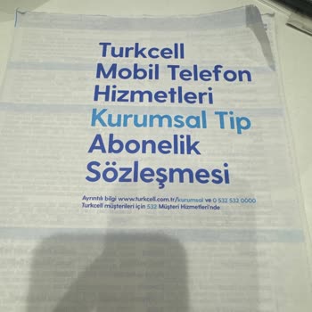 Turkcell Kurumsal Pişmanlıktır. Kesinlikle İlgilenilmiyor