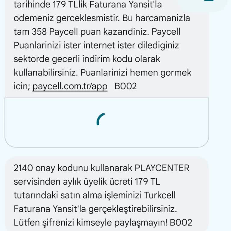 Turkcell Paycell Faturama Yansıtılan Tutarın İadesini İstiyorum