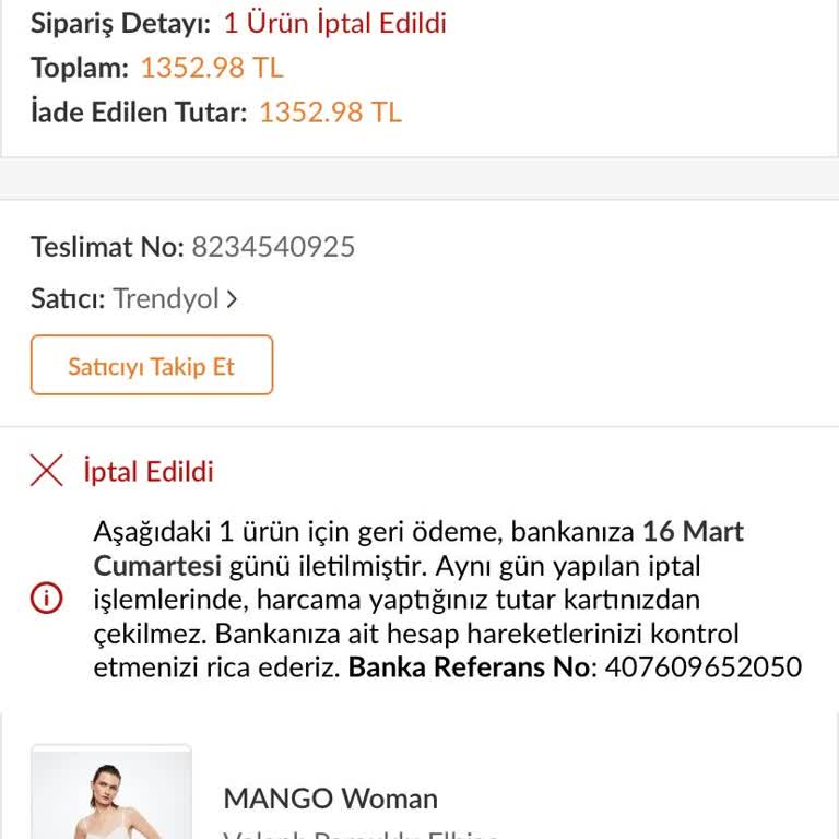 Trendyol Ve VakıfBank Şirketlerinin Geri Dönüş Sağlamaması