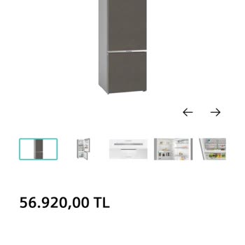 Siemens Buzdolabı Ürün Stokta Yok Denmesi