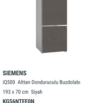 Siemens Buzdolabı Ürün Stokta Yok Denmesi