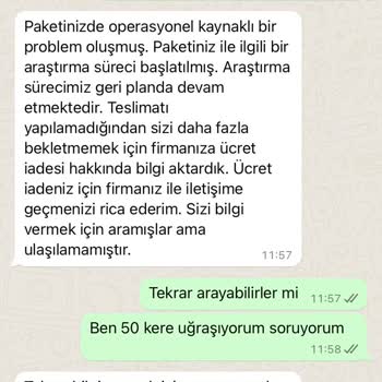 Hepsijet Çok Kötü Müşteri Deneyim