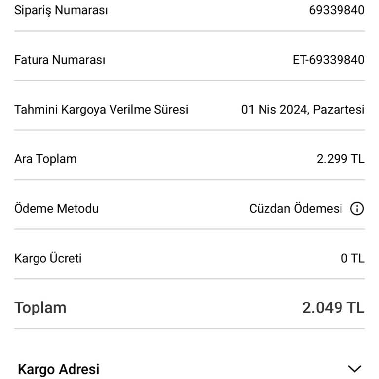 Karaca Züccaciye Ücret İadesi Yapmıyor