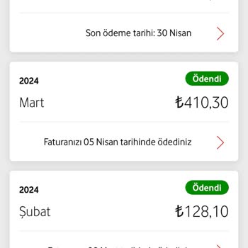 Vodafone Garanti Edilen Tarife Ücretinin 2 Katı Tutarında Fatura Yansıtılması